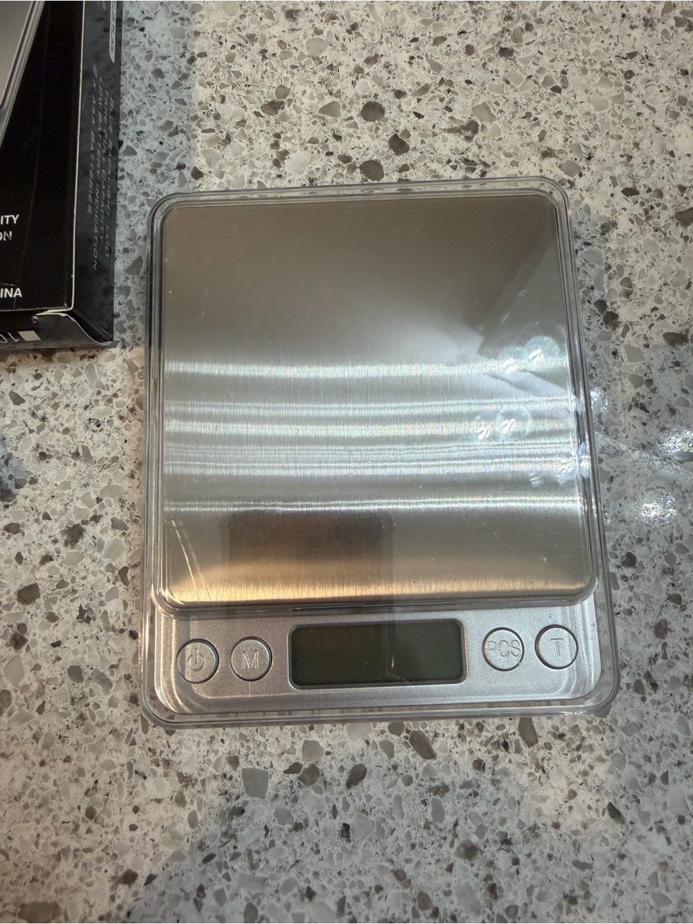 Digital Kitchen Scale - Brushed Stainless Steel